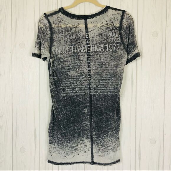 Pink Floyd Tee The Dark Side of the Moon North America Tour Gray Size S - Picture 2 of 3